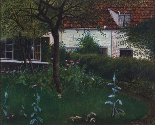 Jardin mysterieux by William Degouve de Nuncques,A3(16x12")Poster