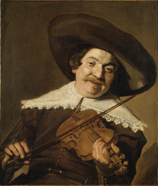 Daniel van Aken, vintage artwork by Frans Hals, 12x8" (A4) Poster