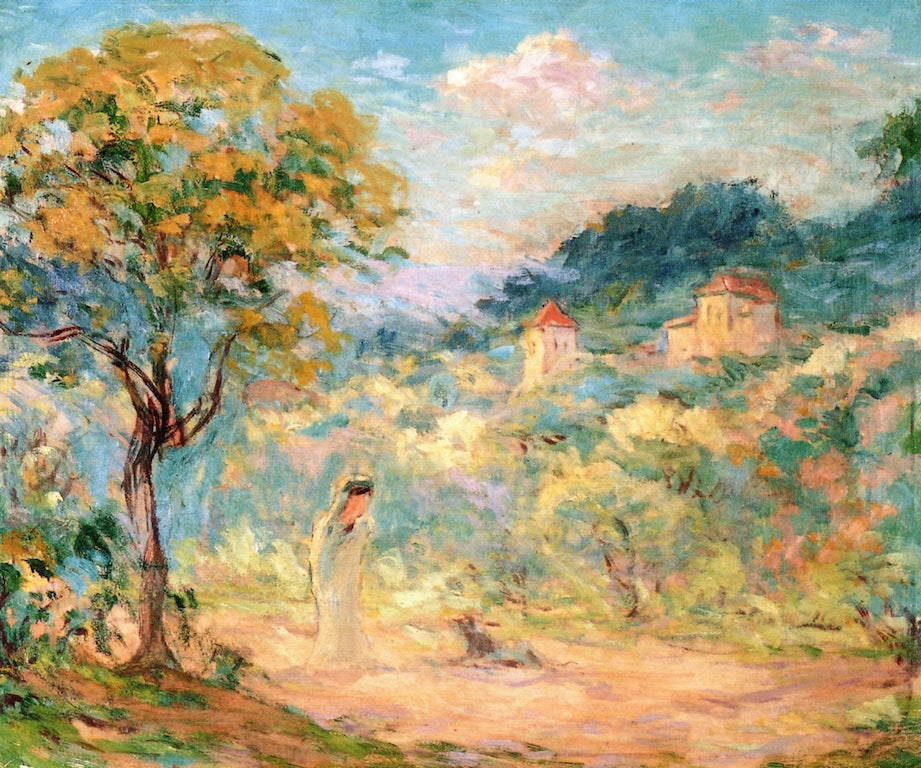 In the Chevreuse Vally, vintage artwork by Claude-Emil Schuffenecker, 12x8" (A4) Poster