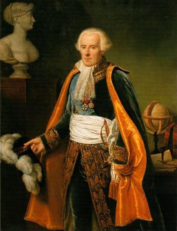 Portrait of Pierre Simon Marquis de Laplace, vintage artwork by Jean-Baptiste Paulin Guerin, 12x8" (A4) Poster