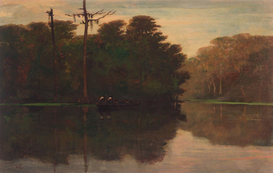 Governor's Creek, Florida, vintage artwork by William Morris Hunt, 12x8" (A4) Poster