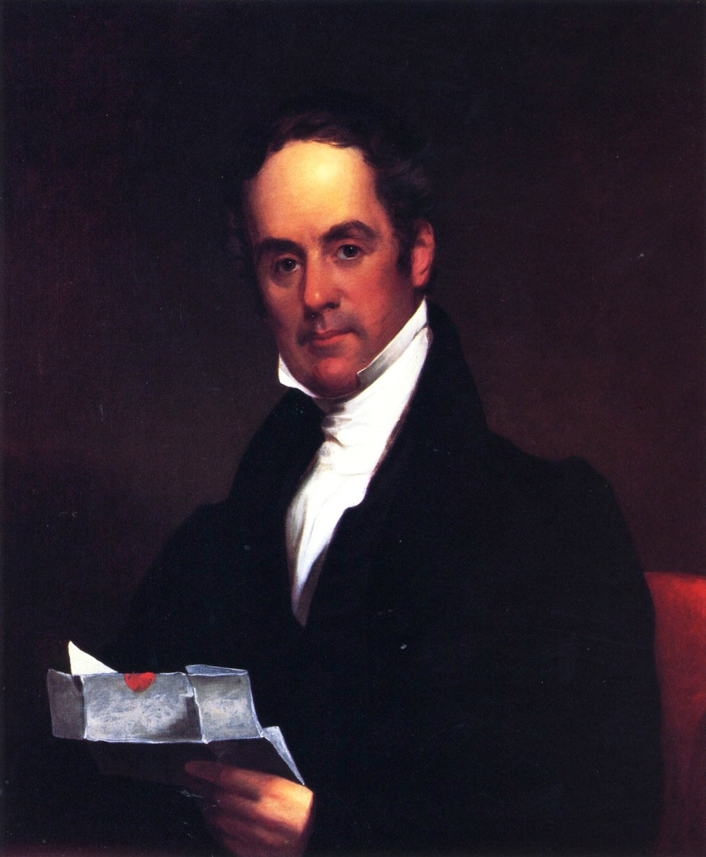 John Rudolph Neff, vintage artwork by Jacob Eichholtz, 12x8" (A4) Poster