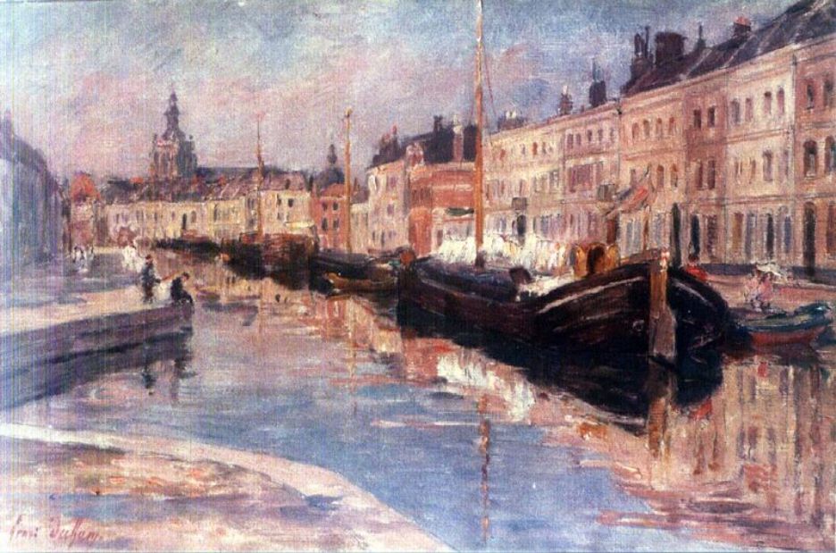 Apres l'entree des eaux by Henri Duhem,A3(16x12")Poster