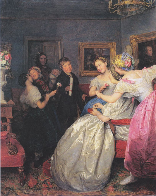 Poor Wishers, vintage artwork by Ferdinand Georg Waldmüller, A3 (16x12") Poster Print