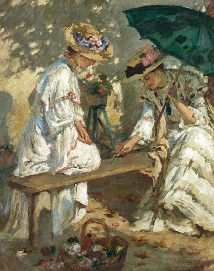The Green Caterpillar by Rupert Bunny,A3(16x12")Poster