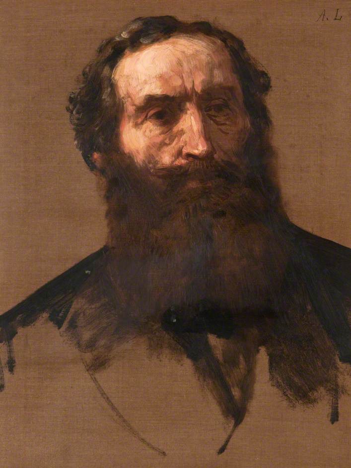 John Polson, Esq, vintage artwork by Alphonse Legros, 12x8" (A4) Poster