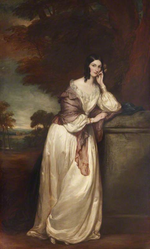 Lady Katherine Isabella Manners, Countess Jermyn, vintage artwork by Sir Francis Grant, P.R.A., A3 (16x12") Poster Print
