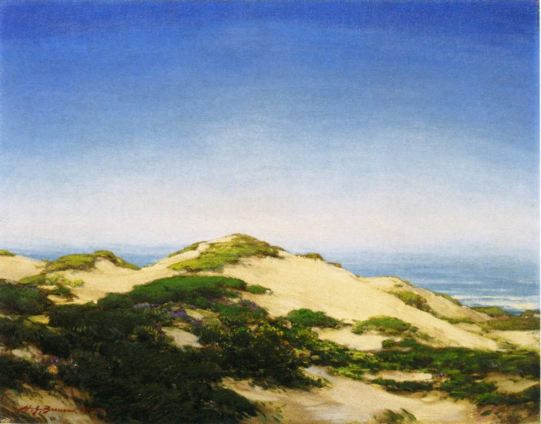 Sand Dunes, Carmel by Henry Breuer,A3(16x12")Poster