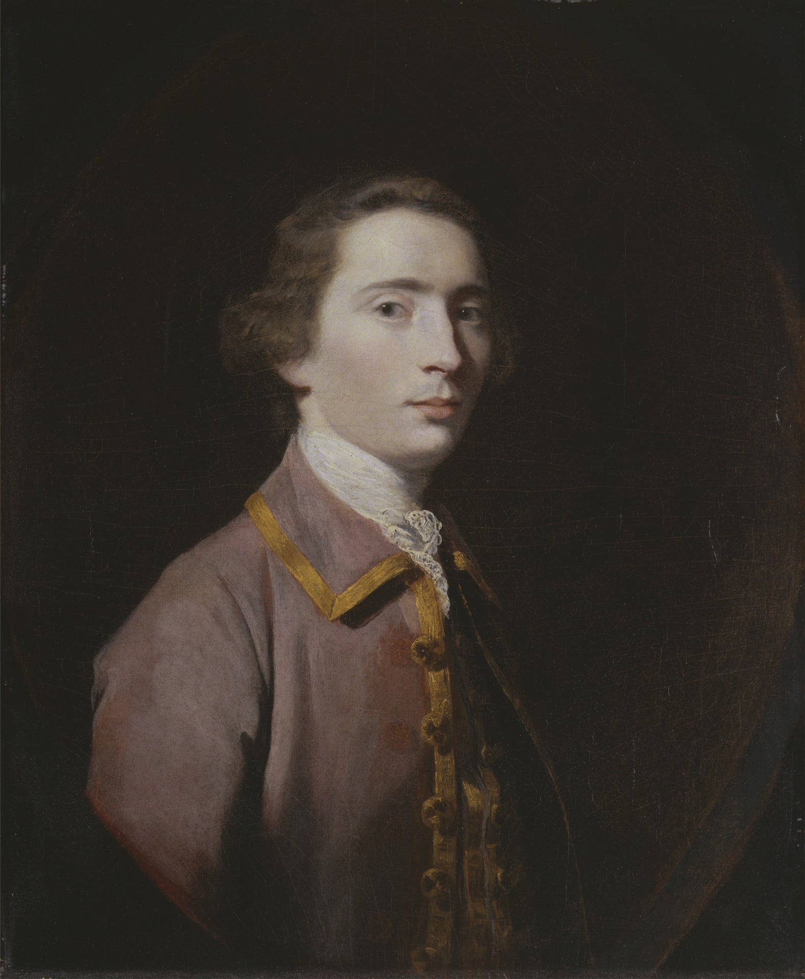 Charles Carroll of Carollton, vintage artwork by Sir Joshua Reynolds, 12x8" (A4) Poster
