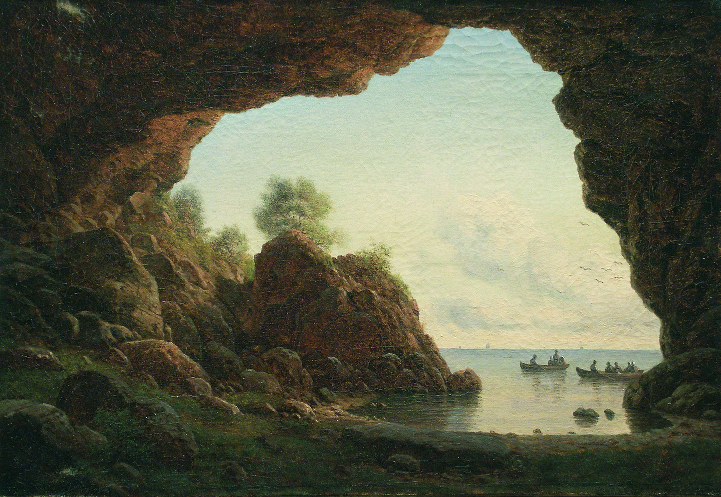 Grotto, vintage artwork by Lev Lagorio, 12x8" (A4) Poster