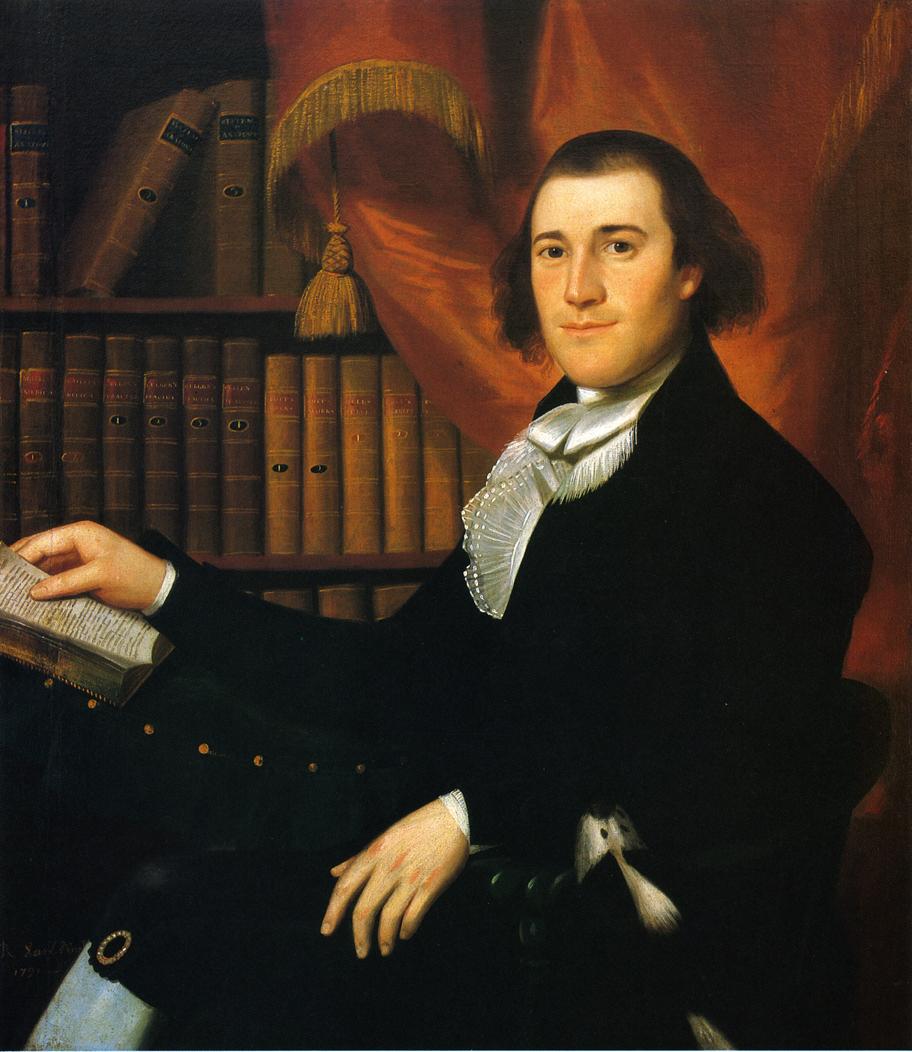 Dr. Mason Fitch Cogswell, vintage artwork by Ralph Earl, 12x8" (A4) Poster