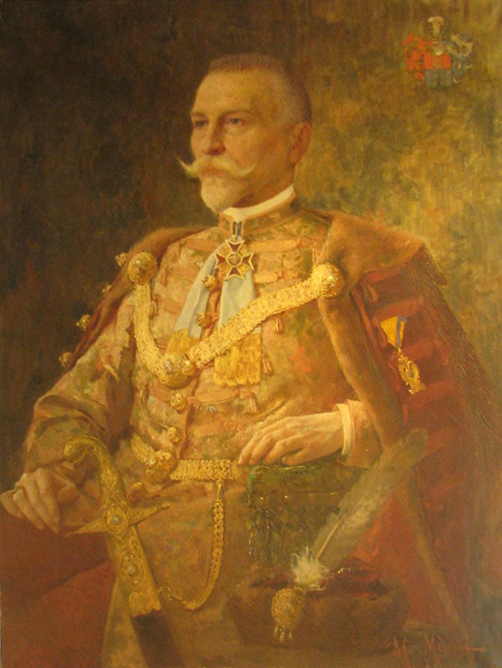 of Adolf Mos¡inski, mayor of Zagreb by Mato Celestin Medovic,A3(16x12")Poster
