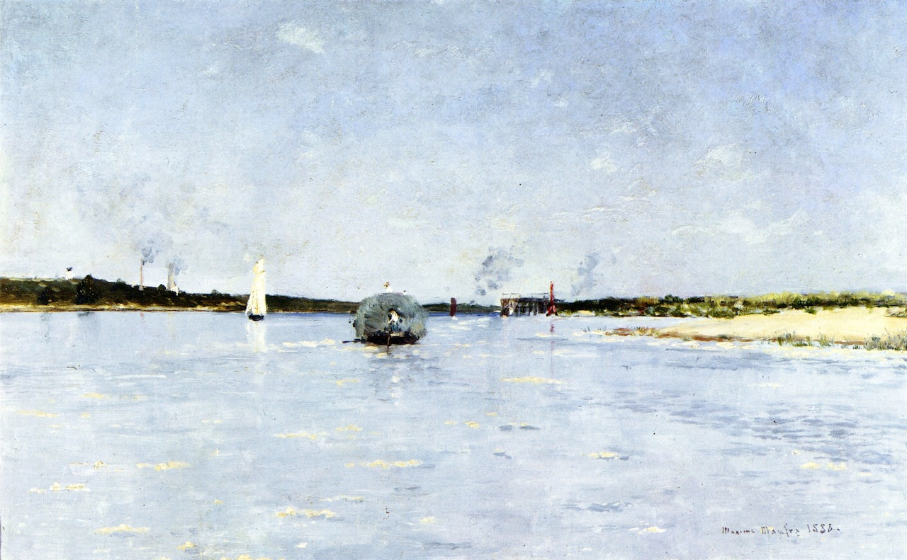 Boats on the Loire by Maxime Maufra,A3(16x12")Poster