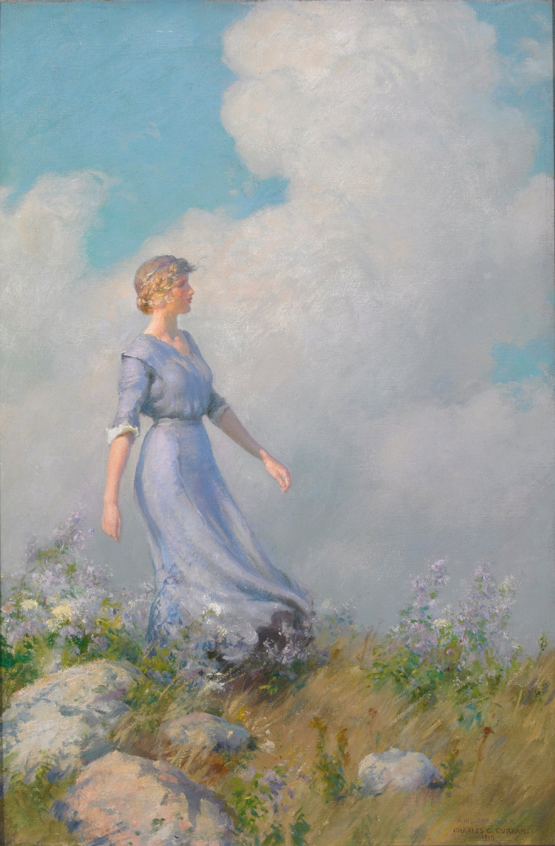 Billows by Charles Courtney Curran,A3(16x12")Poster