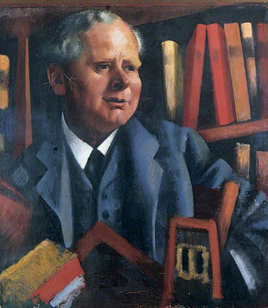 Sir Michael Ernest Sadler by Mark Gertler,16x12(A3) Poster