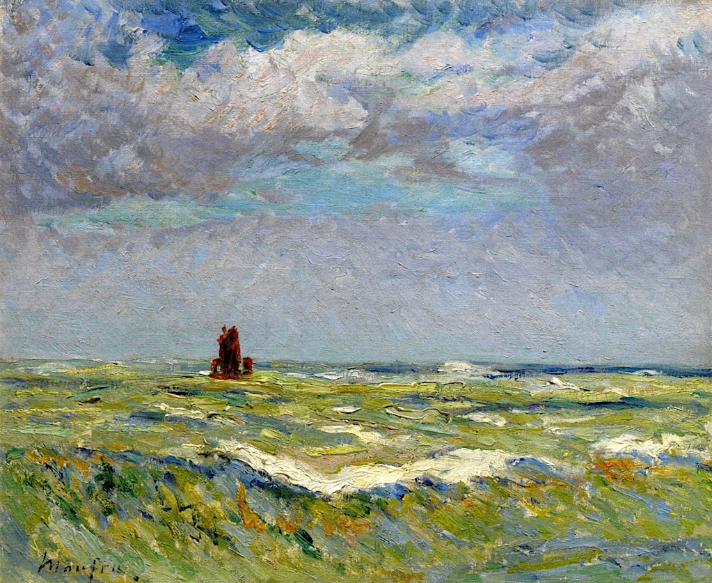 Heavy Seas at etretat by Maxime Maufra,A3(16x12")Poster