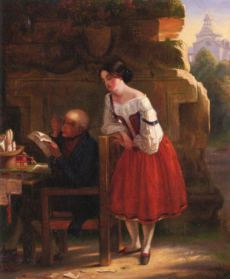 A Considered Opinion, vintage artwork by Harriet Peale, A3 (16x12") Poster Print