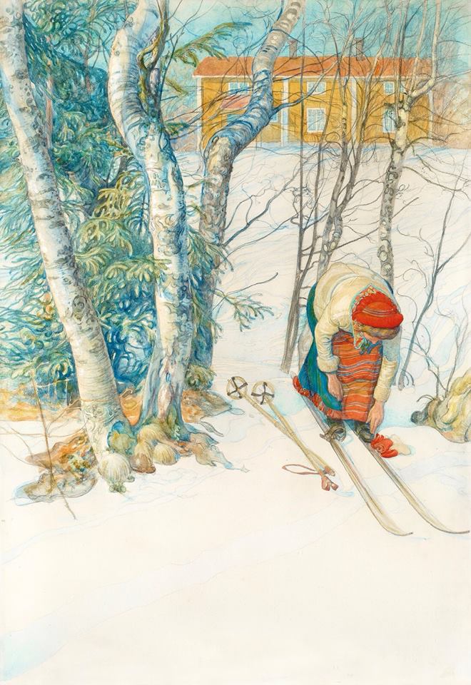 Champion, vintage artwork by Carl Larsson, 12x8" (A4) Poster