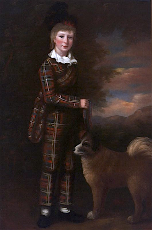 Archibald Thomas Frederick Fraser of Abertarff, vintage artwork by Attributed to John Thomson, 12x8" (A4) Poster