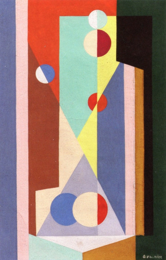 Geometric Composition by Georges Valmier,16x12(A3) Poster