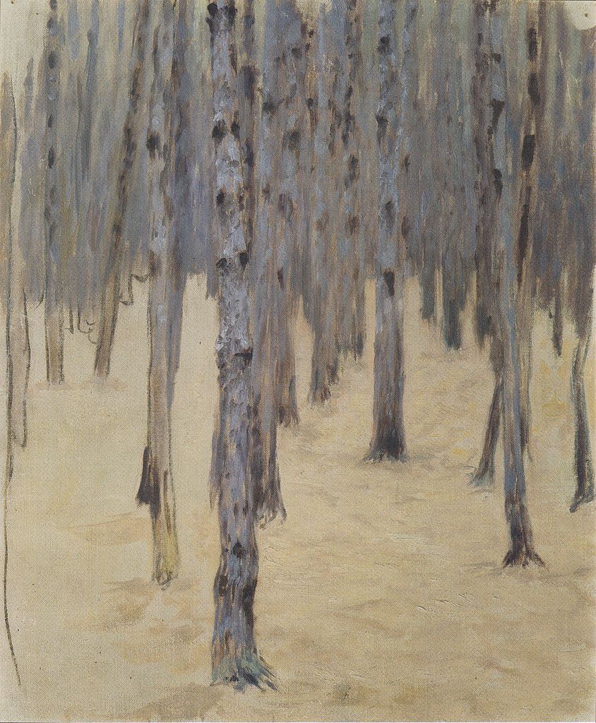 Pine Forest in Winter by Koloman Moser,A3(16x12")Poster