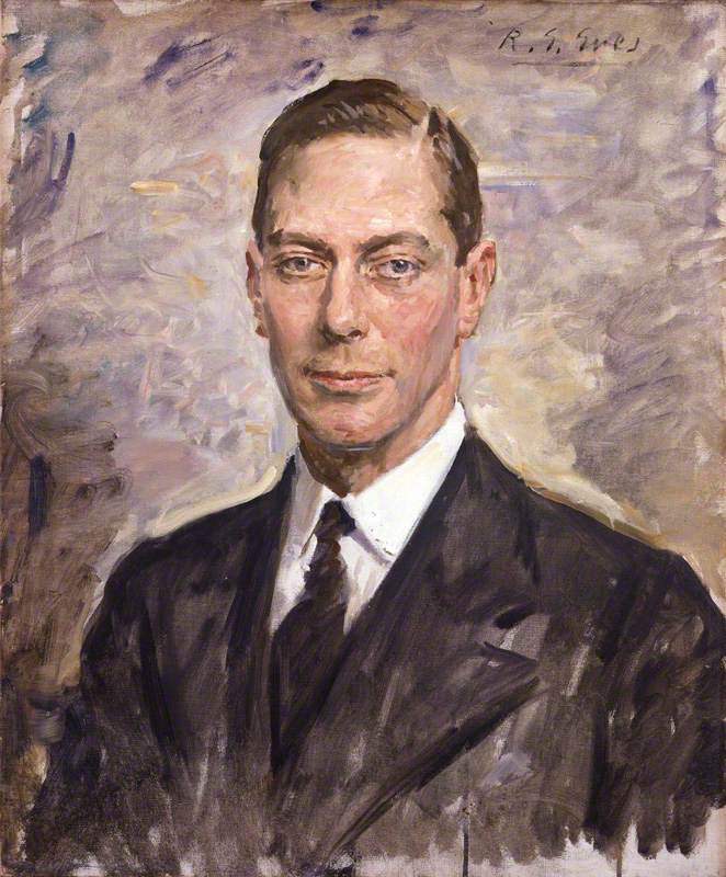 King George VI by Reginald Grenville Eves,16x12(A3) Poster