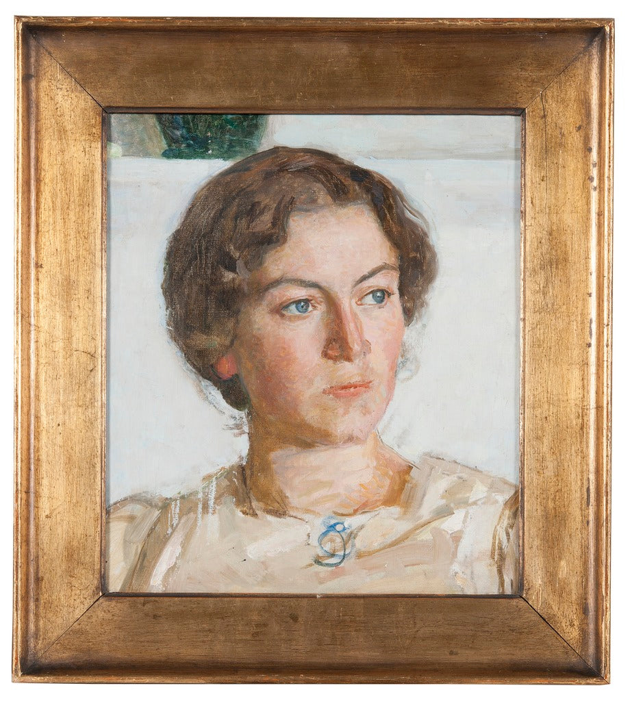 Portrait of Bodil Faber by Richard Bergh,A3(16x12")Poster