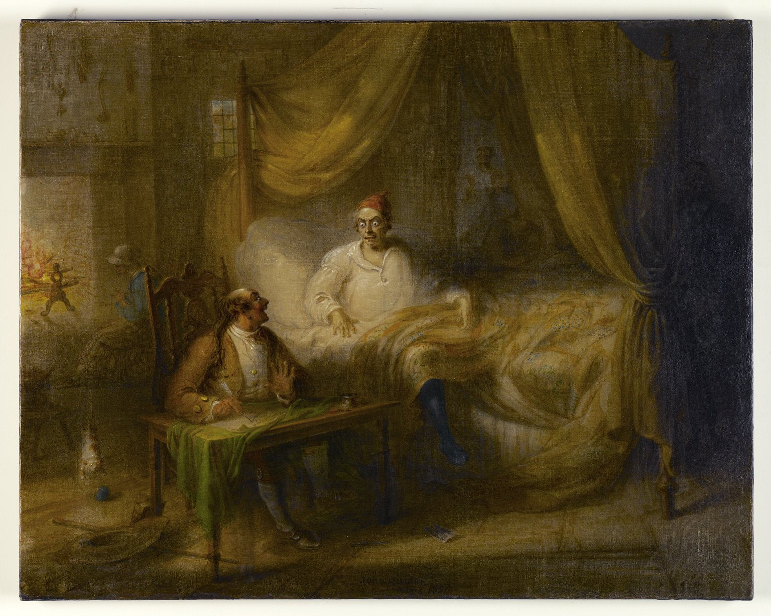Wolfert's Will, vintage artwork by John Quidor, A3 (16x12") Poster Print