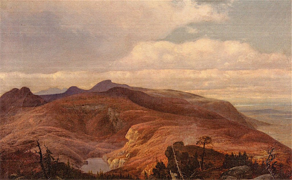 View of the Catskills, vintage artwork by Jervis McEntee, 12x8" (A4) Poster
