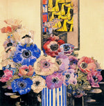 Still-life of Anemones by Charles Rennie MacKintosh,A3(16x12")Poster