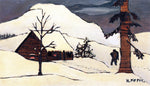 The Trapper Returning Home, vintage artwork by Horace Pippin, 12x8" (A4) Poster