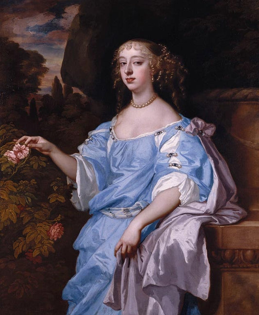 Henrietta Boyle, Countess of Rochester, vintage artwork by Peter Lely, 12x8" (A4) Poster