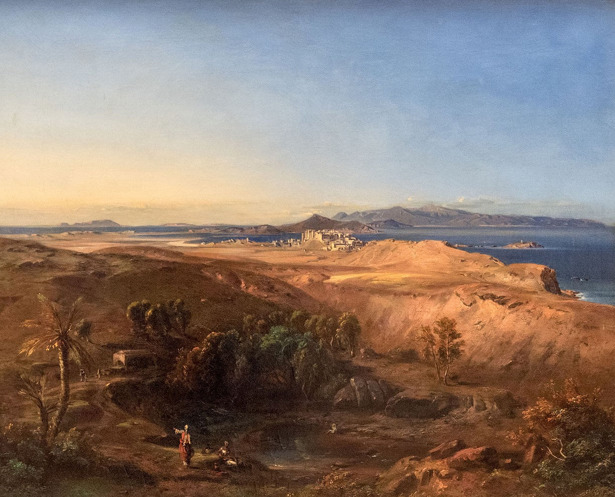 Naxos, vintage artwork by Carl Rottmann, A3 (16x12") Poster Print