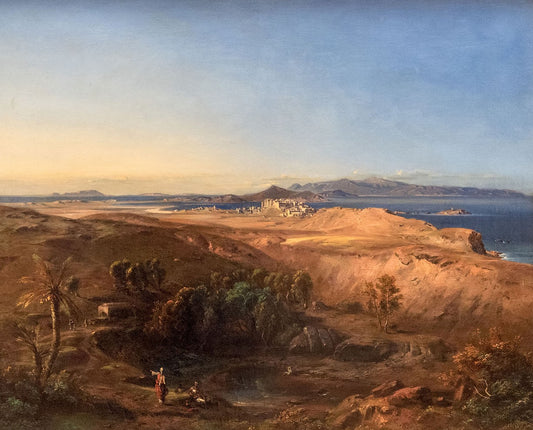 Naxos, vintage artwork by Carl Rottmann, A3 (16x12") Poster Print