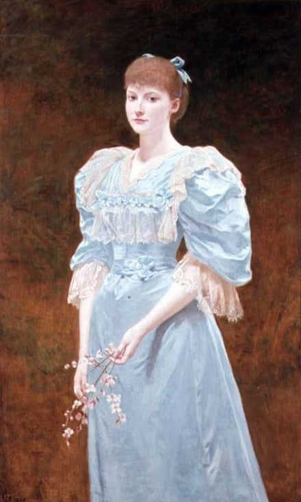 Portrait of Daughter Rica, vintage artwork by Frederick Goodall, A3 (16x12") Poster Print
