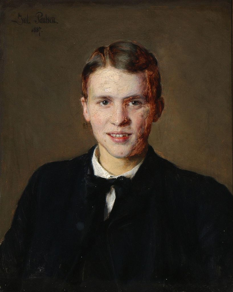 Portrait of Viggo Aagesen by Julius Paulsen,A3(16x12")Poster