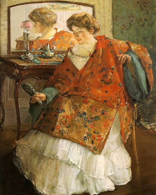 The Chinese Robe, vintage artwork by Richard Edward Miller, 12x8" (A4) Poster