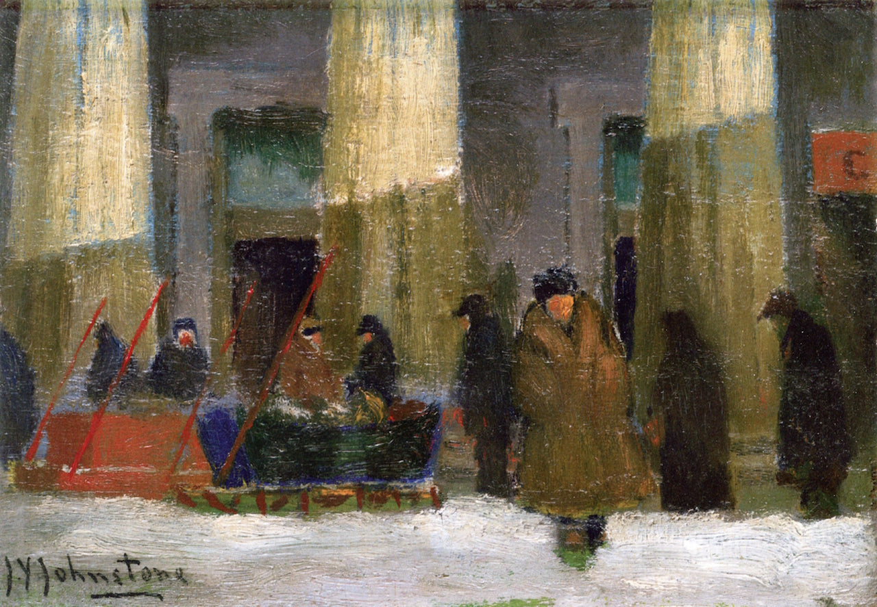 Bnsecours Market, Montreal by John Young Johnstone,16x12(A3) Poster