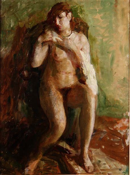 After the Bath by Julius Paulsen,A3(16x12")Poster