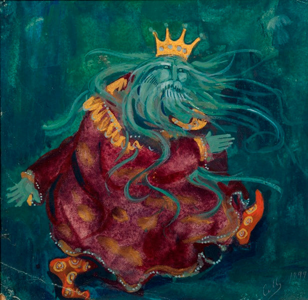 The Sea King by Sergei Malyutin,A3(16x12")Poster
