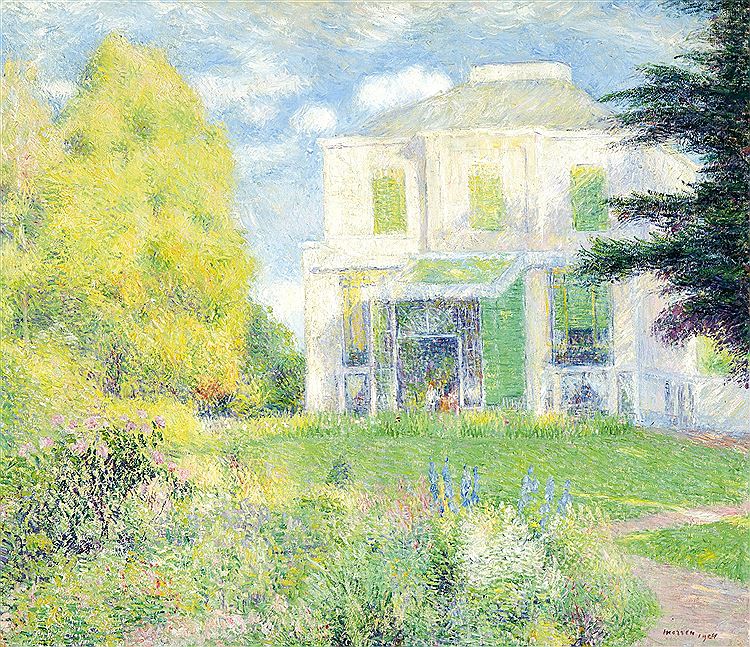 House in Sunlight by Georges Morren,A3(16x12")Poster