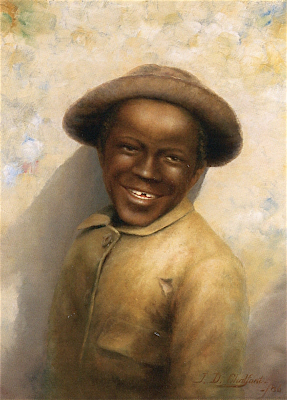 Smiling Boy by Jefferson David Chalfant,A3(16x12")Poster