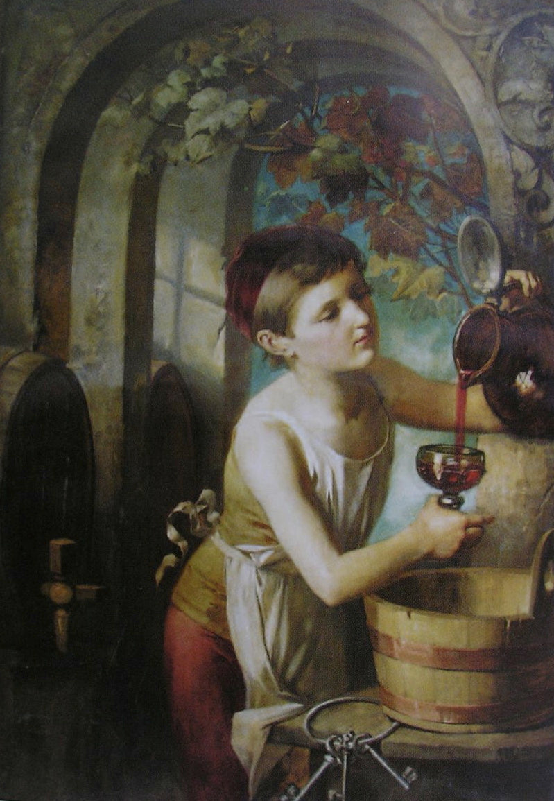 Wine Cellar by Eduard Veith,A3(16x12")Poster