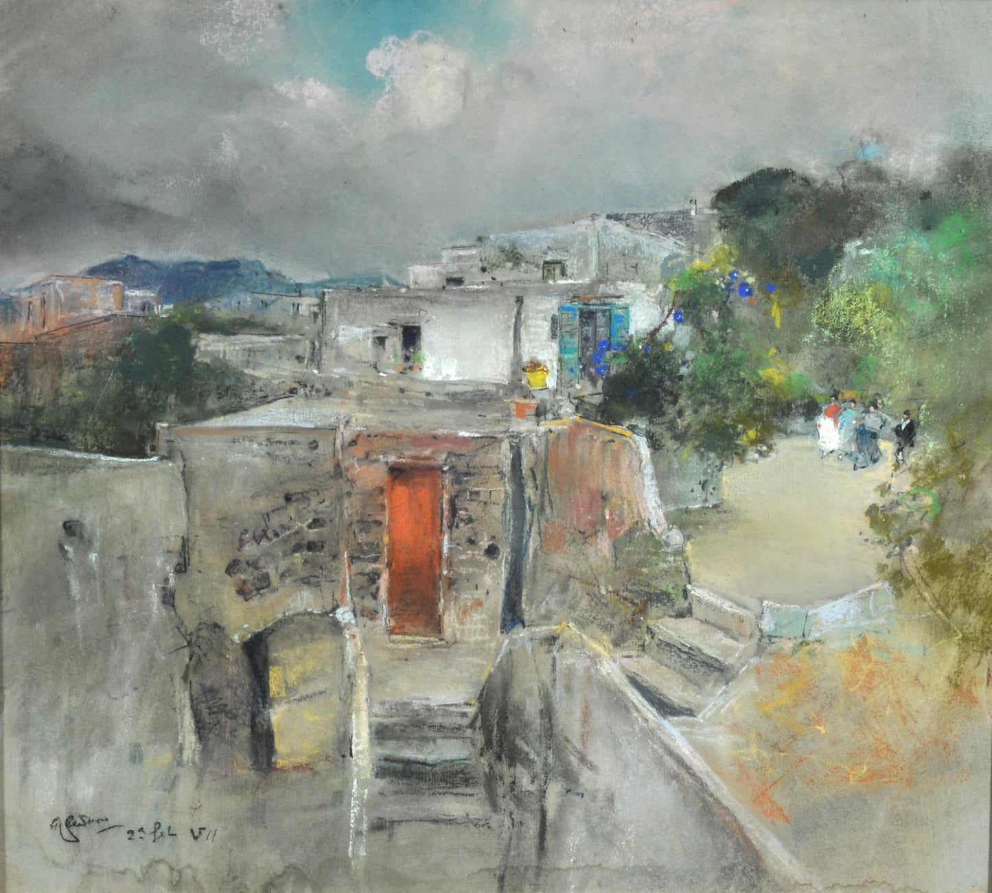 House by the Sea by Giuseppe Casciaro,A3(16x12")Poster