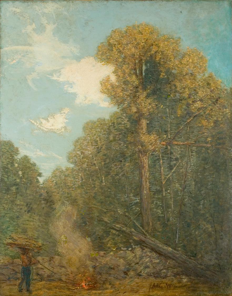 The Border Of The Farm by Julian Alden Weir,A3(16x12")Poster