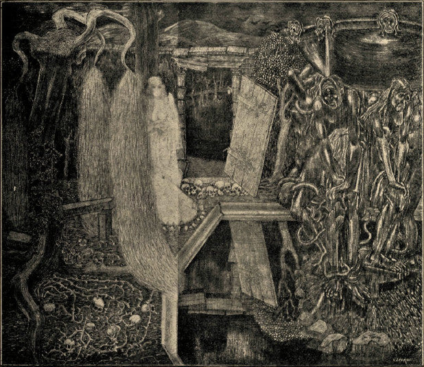 Old garden of labour by Jan Toorop,A3(16x12")Poster