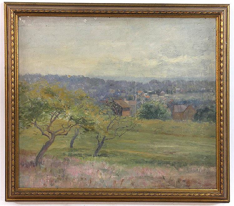Appleton Farm, vintage artwork by Daniel Kotz, 12x8" (A4) Poster