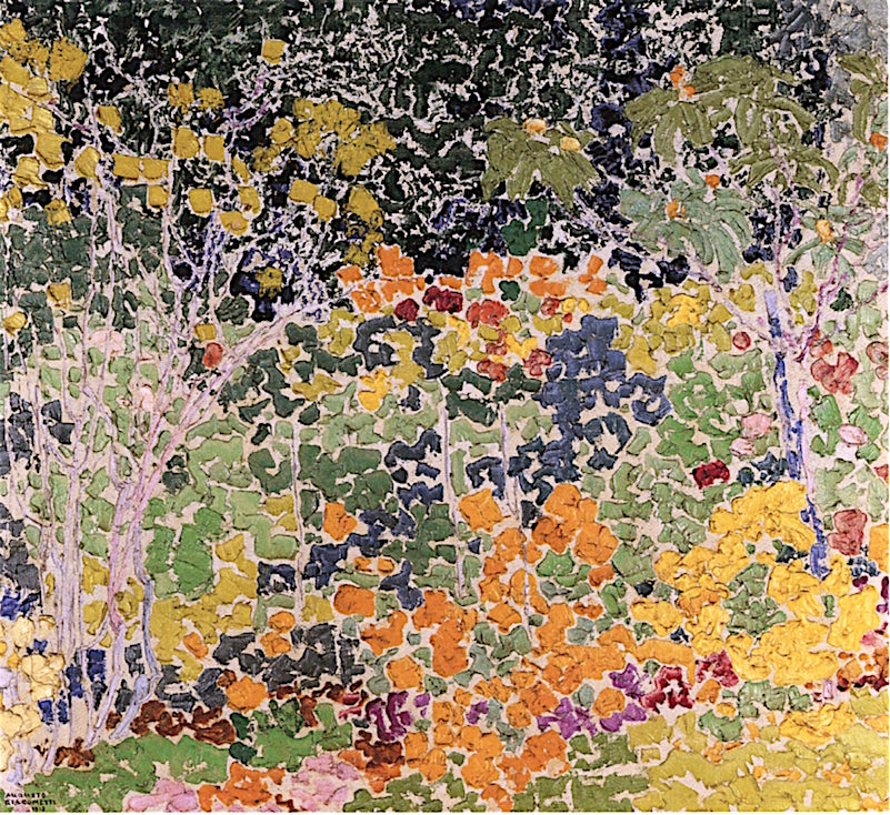 Garden in San Domenico by Augusto Giacometti,16x12(A3) Poster