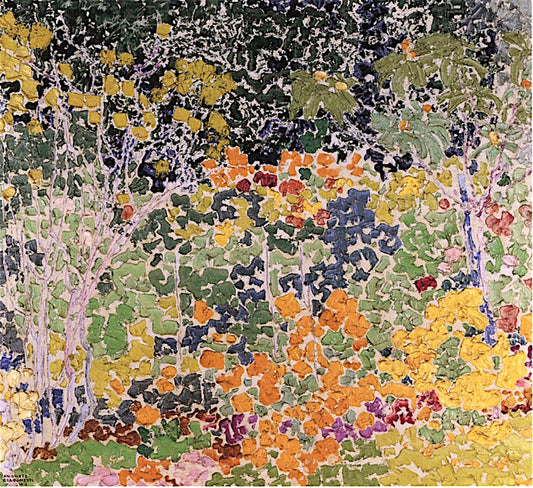 Garden in San Domenico by Augusto Giacometti,16x12(A3) Poster