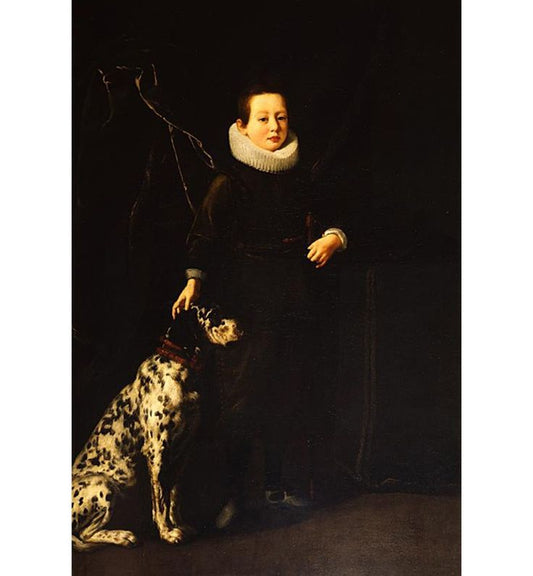 Francesco di Cosimo II de' Medici, vintage artwork by Justus Sustermans, 12x8" (A4) Poster